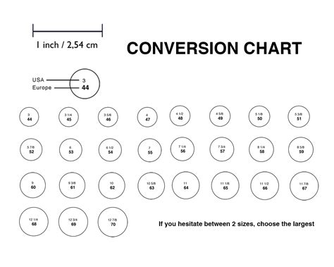 bulgari ring size chart